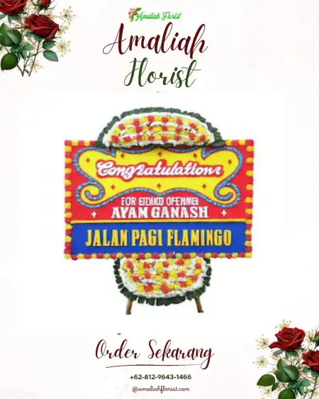 Sewa Papan Bunga Ngajum